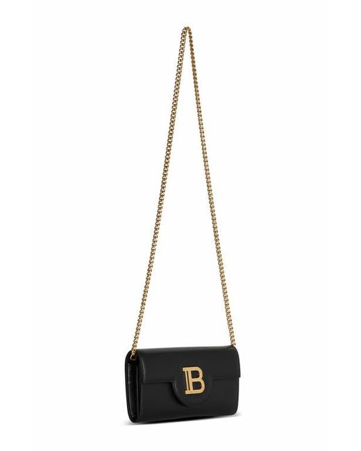 Balmain Black B-Buzz Leather Wallet