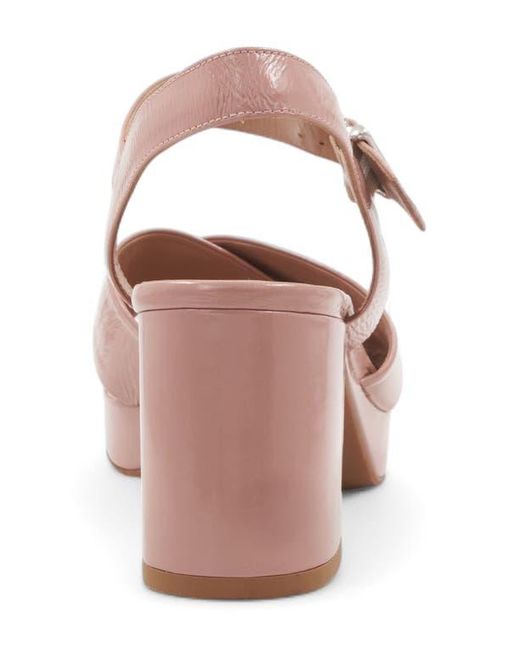 Aquatalia Pink Mianna Platform Sandal