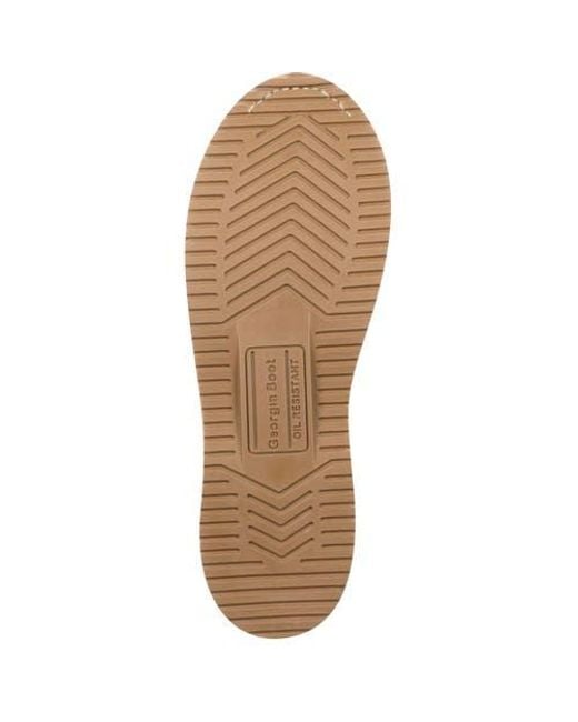 Georgia Boot Brown Slip Resistant Padded Wedge Work Boot for men