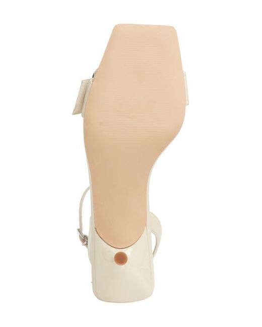 Nordstrom White Simone Ankle Strap Sandal