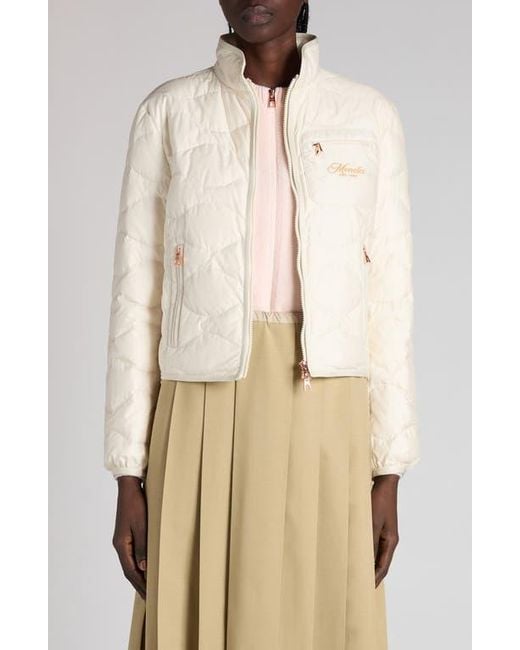 Moncler Natural Tegea Quilted Down Jacket