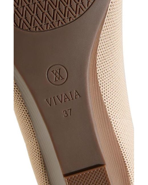 VIVAIA Natural Pointed-Toe Wedge