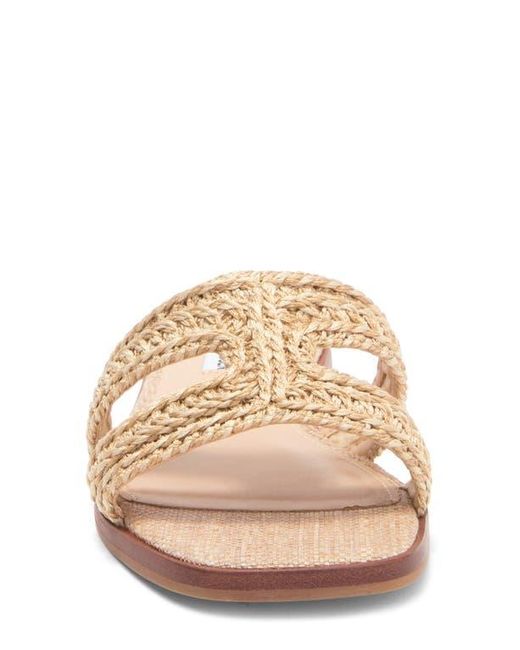Steve Madden Hazel Slide Sandal in Natural | Lyst