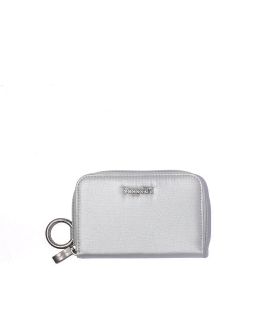 Baggallini White Deluxe Card Case
