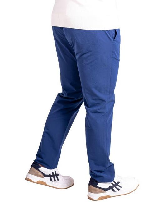 Maceoo Blue Resistancenavy Drawstring Pants for men