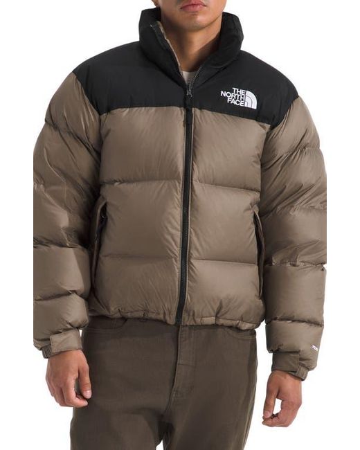 The North Face Brown 1996 Retro Nuptse 700 Fill Power Down Packable Jacket for men