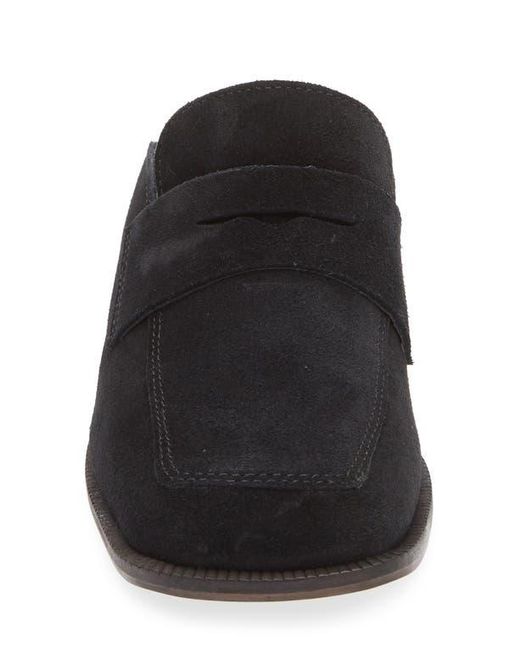 Chocolat Blu Black Delilah Block Heel Mule