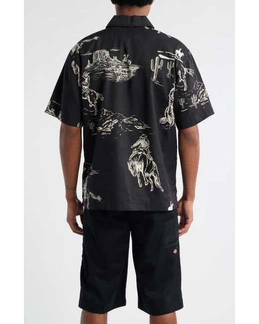 Dickies Black Savage Work Button-Up Shirt for men