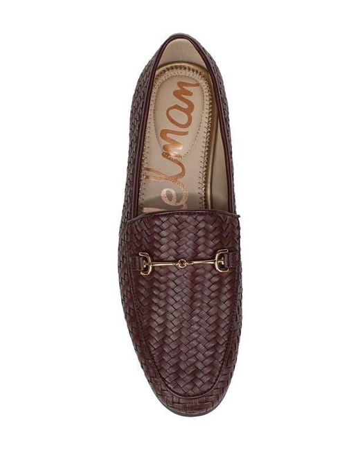 Sam Edelman Brown Loraineweave Bit Loafer