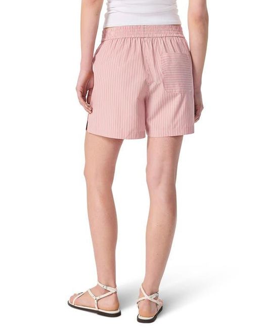 Rag & Bone Pink Emma Stripe Poplin Shorts