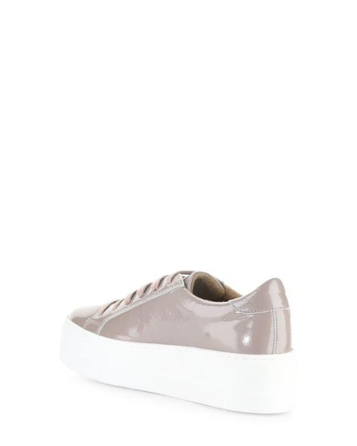Bos. & Co. White Maya Platform Sneaker