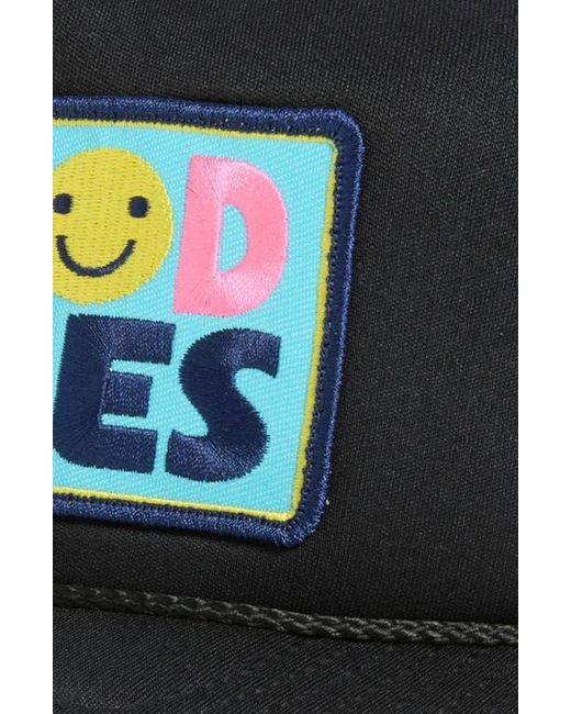 Local Beach Black Good Times Patch Trucker Hat