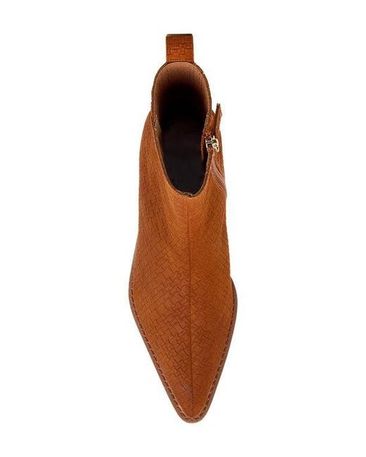 Kelsi Dagger Brooklyn Brown Milly Pointed Toe Bootie