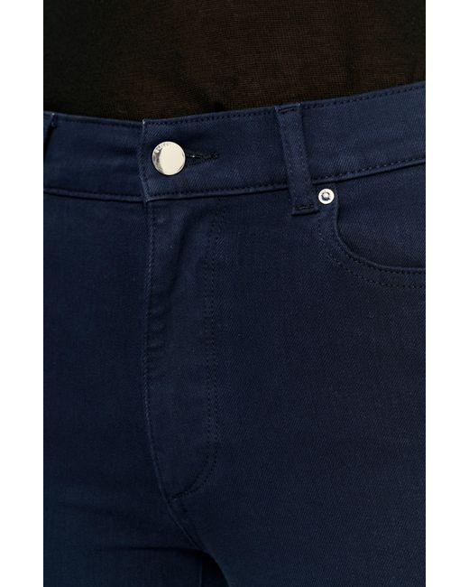 DL1961 Blue Bridget Instasculpt Raw Hem Ankle Bootcut Jeans