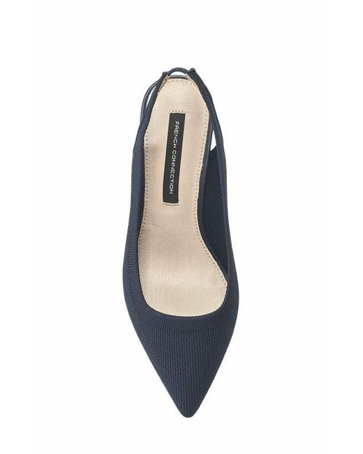 French Connection Blue Viva Slingback Heel