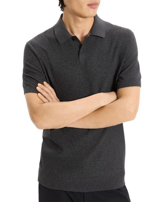 Theory Black Soris T-Light Polo for men