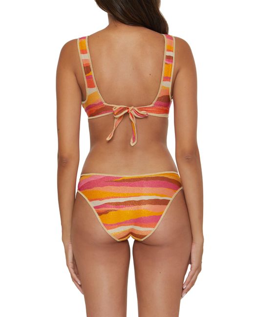 Becca Orange Canyon Sunset Bikini Top