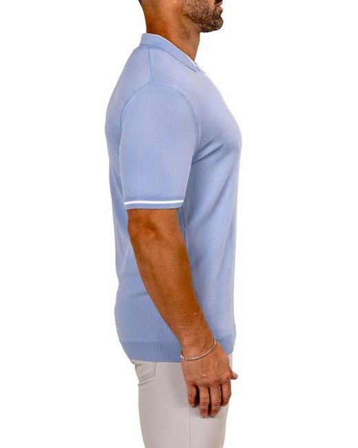 Maceoo Blue Marthy Polo for men