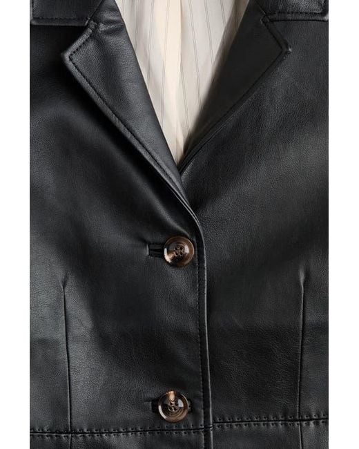 H&M Black Coated Jacket