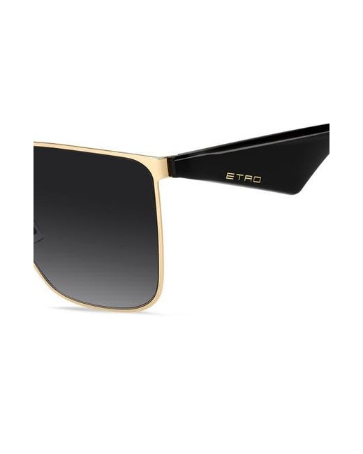 Etro Black 58Mm Gradient Square Sunglasses