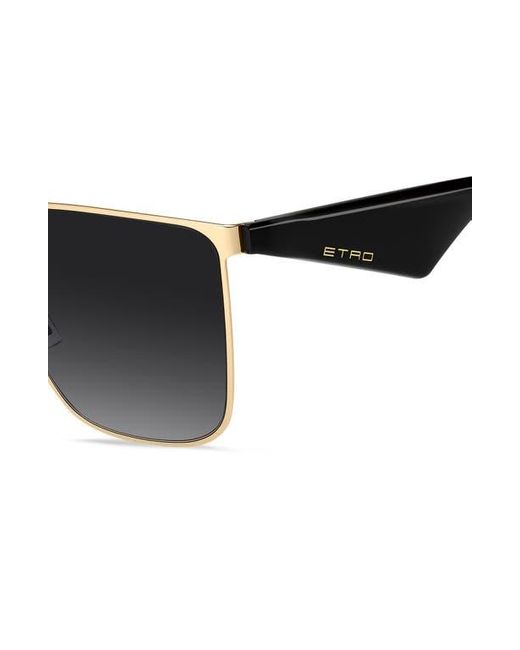 Etro Black 58Mm Gradient Square Sunglasses