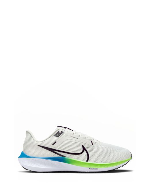 Nike Green Air Zoom Pegasus 40 Running Shoe for men