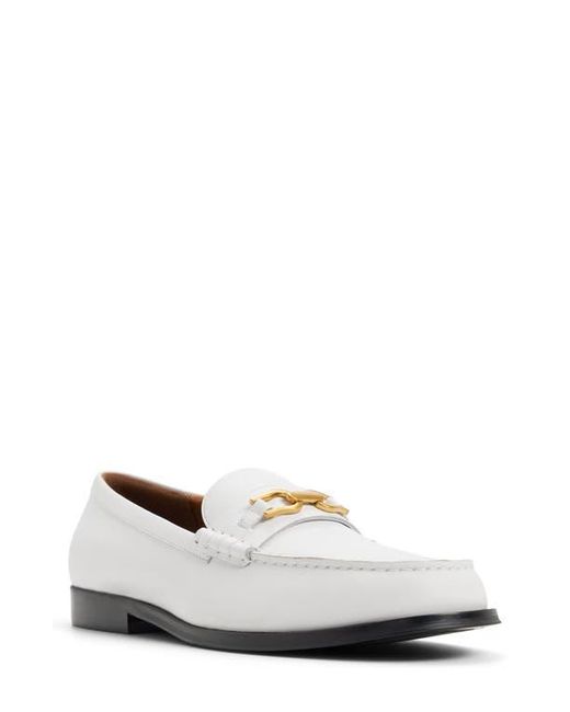 ALDO White Edouard Bit Loafer for men