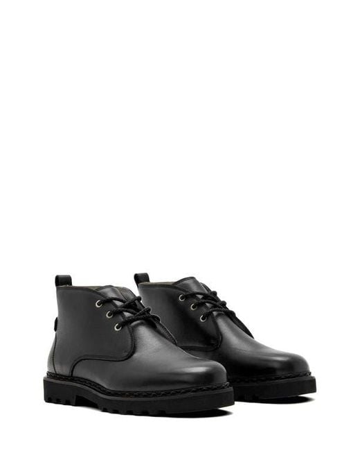 AllSaints Black Skiff Mid Boot for men