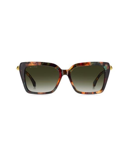 Etro Green 0151/S 56Mm Gradient Rectangular Sunglasses