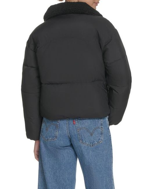 Levi's Black Western Crop Puffer Jacket