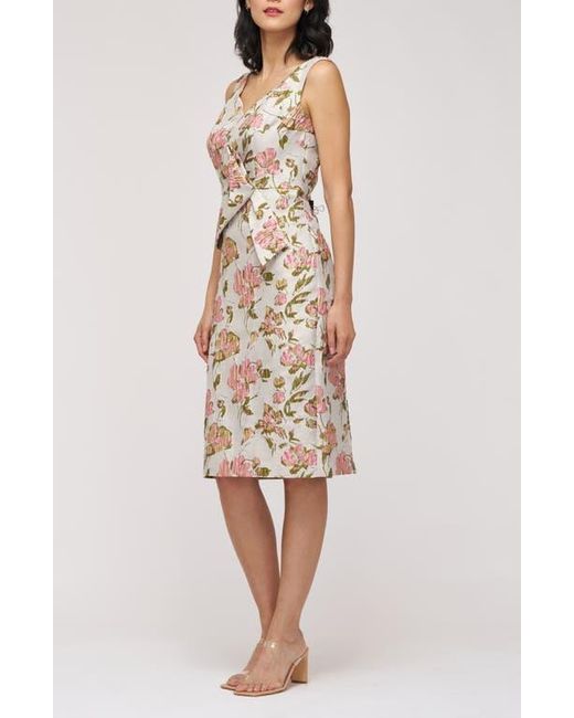 JS Collections Women's White Veda Bow Sheath Cocktail Dress -  coffeafoods.com
