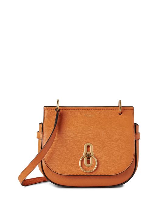 Mulberry Brown Small Amberley Leather Satchel