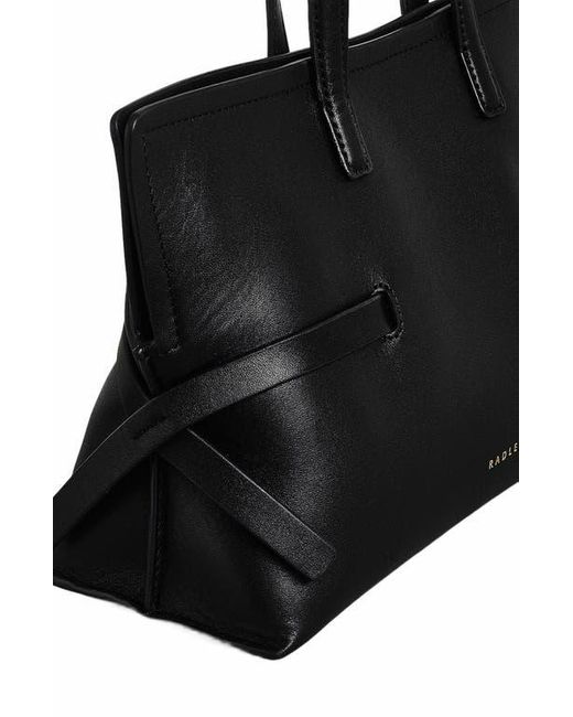 Radley Black Fleet Street Open Top Crossbody Bag