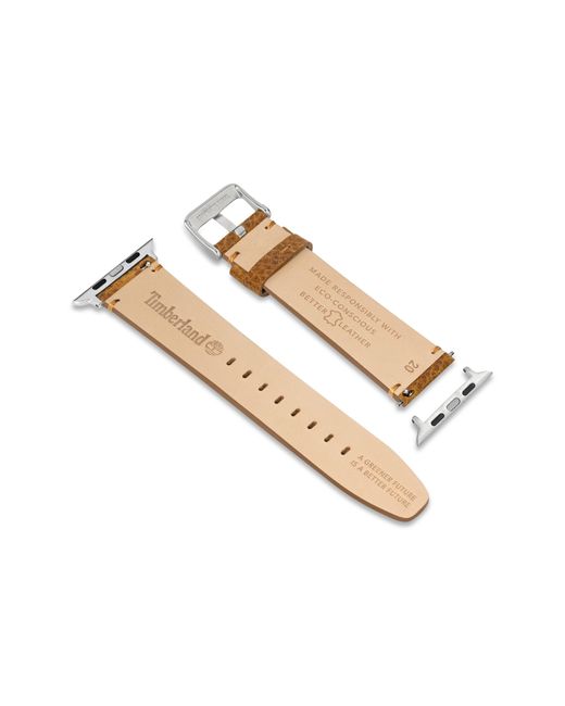 Timberland Leather Apple Watch® Watchband in Black for Men | Lyst