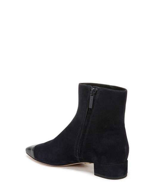 Veronica Beard Black Cecile Cap Toe Bootie