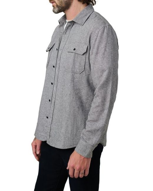 Joe's Jeans Gray Chester Flannel Button-Up Shirt for men