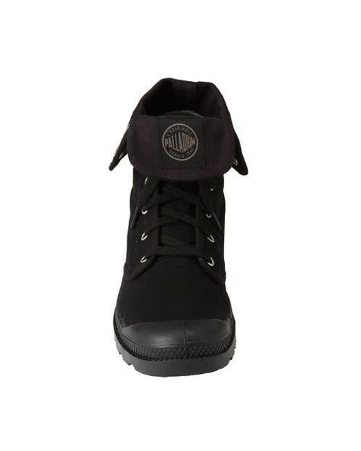 Palladium Black 'Baggy' Canvas Boot for men