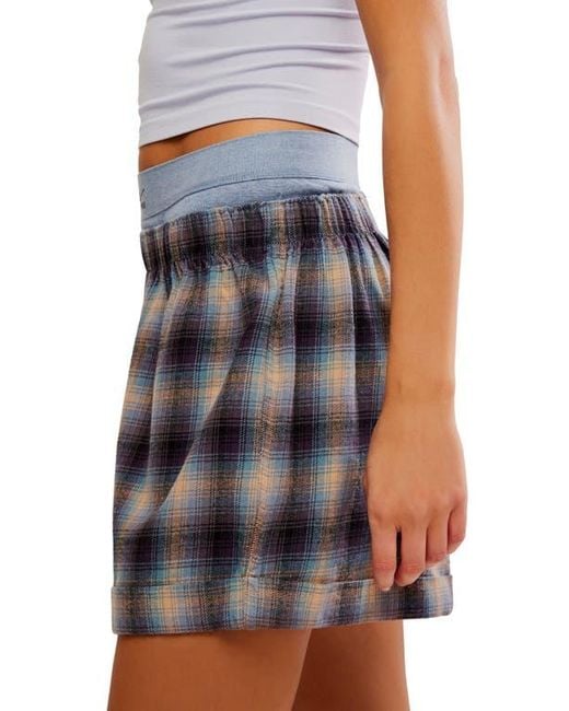 Free People Multicolor Sunday Afternoon Boxer