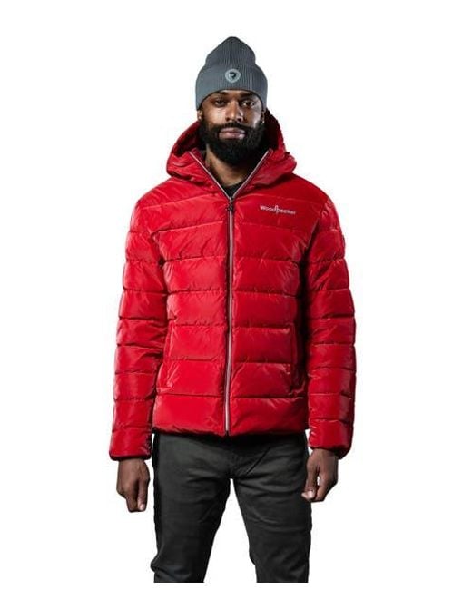 Woodpecker Men's Red Sparrow Medium Weight Coat