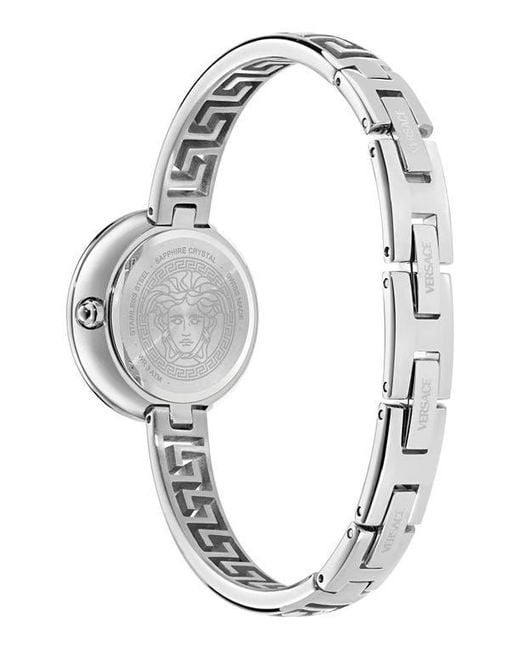 Versace Metallic Medusa Eclipse Bracelet Watch, 28Mm