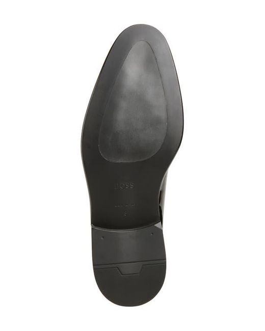 Boss Black Derrek Patent Leather Venetian Loafer for men