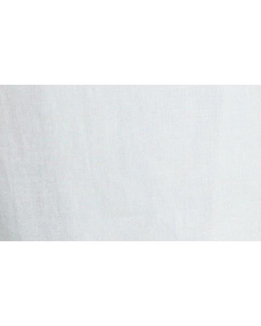 Mango White Wrap Front Linen Midi Skirt