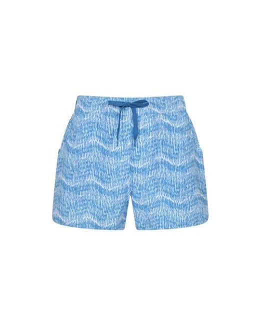 Mountain Warehouse Blue Patterned Stretch Boardshorts