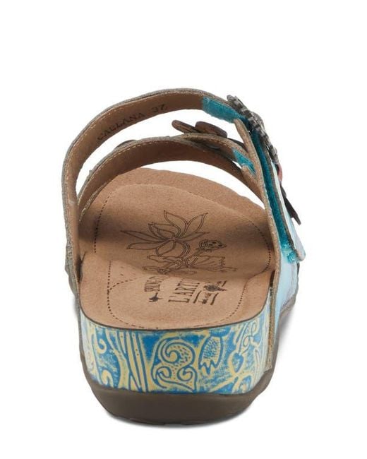 Spring Step Blue Caelana Sandal