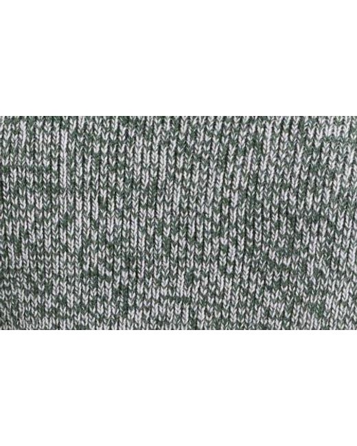 PacSun Gray Micah Marled Crop Cotton Blend Rib Sweater