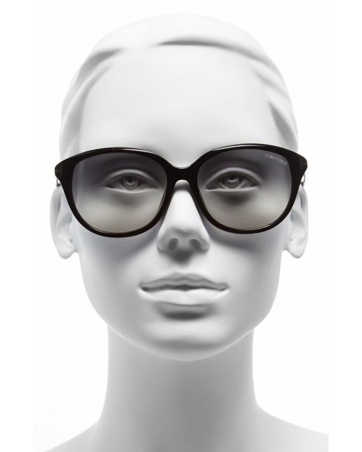 Tom Ford White 'karmen' 57mm Sunglasses