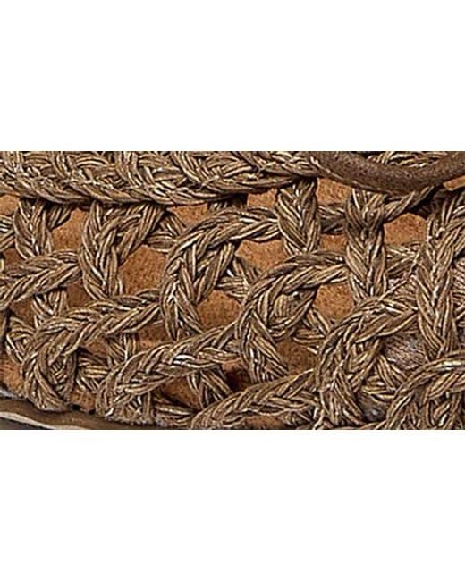 Kelsi Dagger Brooklyn Brown Frankie Crochet Ballet Flat