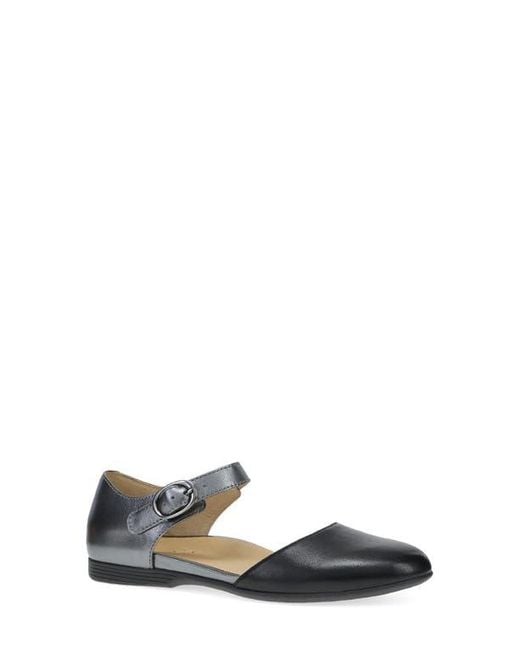 Dansko Multicolor Liv Ankle Strap Flat