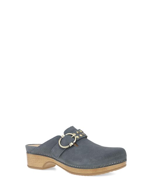 Dansko Blue Branson Studded Platform Clog