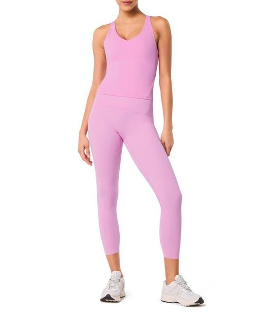 Spanx Pink Spanxshape Booty Boost 7/8 Leggings